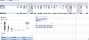 Auswertung im Excel-Dashboard